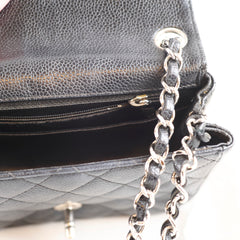 Chanel Mini Square Caviar Black SHW (11 Series)