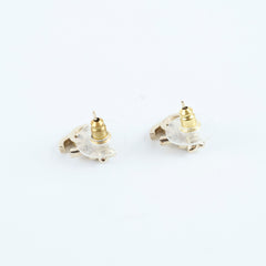 Chanel Flower CC Stud Earrings