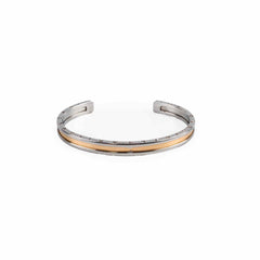 Bvlgari B-Zero Stainless Steel Rose Gold Cuff Size S/M