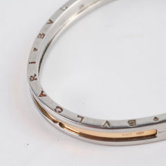 Bvlgari B-Zero Stainless Steel Rose Gold Cuff Size S/M