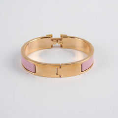 Hermes Clic H Bracelet PM Light Pink
