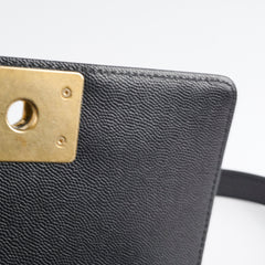 Chanel Small Boy Caviar Bag Black