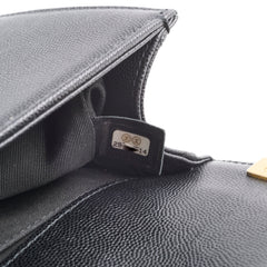 Chanel Small Boy Caviar Bag Black