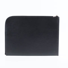 Louis Vuitton A4 Zip Folder Epi Leather Black