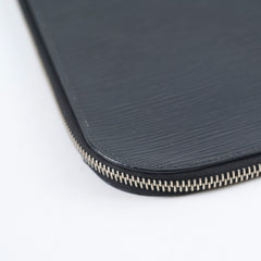 Louis Vuitton A4 Zip Folder Epi Leather Black