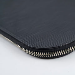 Louis Vuitton A4 Zip Folder Epi Leather Black