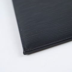 Louis Vuitton A4 Zip Folder Epi Leather Black