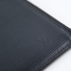 Louis Vuitton A4 Zip Folder Epi Leather Black