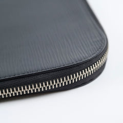 Louis Vuitton A4 Zip Folder Epi Leather Black