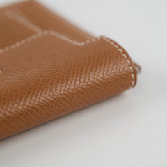Kelly Pocket Slim Wallet Epsom Gold - Stamp U (2022)