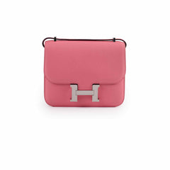 Hermes Mini Constance Rose Ete/Terre Battue 2021