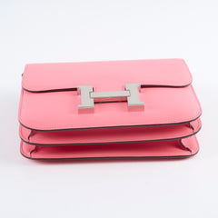 Hermes Mini Constance Rose Ete/Terre Battue 2021