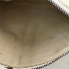 Dior Caro Half Moon Pouch Off White