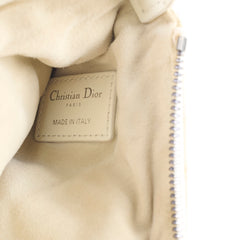 Dior Caro Half Moon Pouch Off White