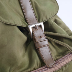 Prada Mini Nylon Backpack Green