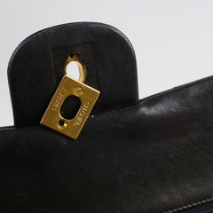 Chanel vintage small classic flap black