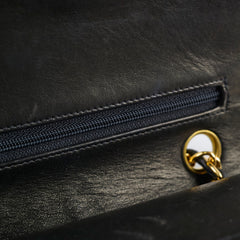 Chanel vintage small classic flap black