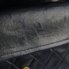 Chanel vintage small classic flap black