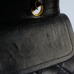 Chanel vintage small classic flap black