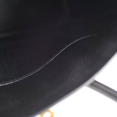 Hermes Birkin 25 Tadelakt Black D Stamp