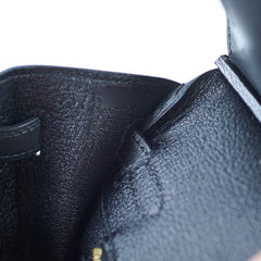 Hermes Birkin 25 Tadelakt Black D Stamp