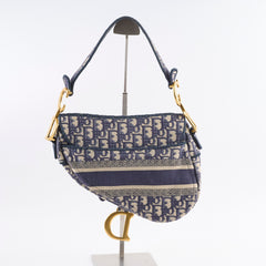 Dior Medium Saddle Oblique Blue