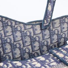 Dior Medium Saddle Oblique Blue