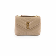 Saint Laurent Small Lou Lou Beige