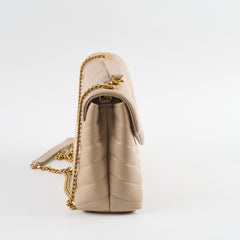 Saint Laurent Small Lou Lou Beige