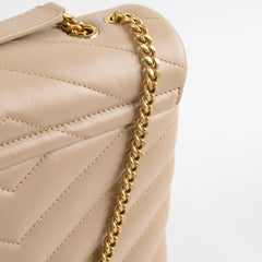 Saint Laurent Small Lou Lou Beige