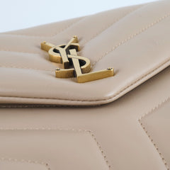 Saint Laurent Small Lou Lou Beige