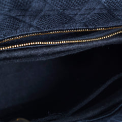 Christian Dior Lady Dior Medium Black Fabric