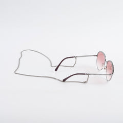 Chanel Oval Pantos Sunglasses Pink Gradient