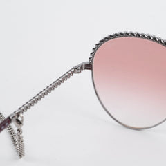 Chanel Oval Pantos Sunglasses Pink Gradient