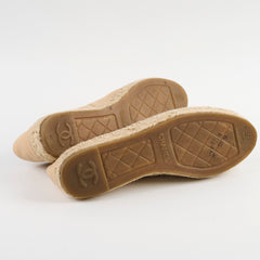 Chanel Espadrilles Beige Size 37