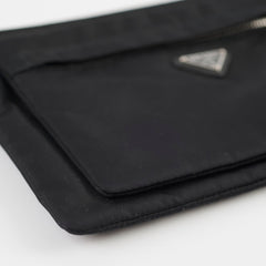 Prada Nylon Pouch Black