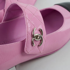 Chanel Mary Janes Pink Women Size 39