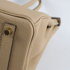 Birkin 30 Trench Togo GHW 2017 A stamp