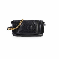 Chanel Rodeo Drive Flap Bag Black Leather