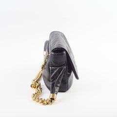 Chanel Rodeo Drive Flap Bag Black Leather