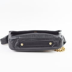 Chanel Rodeo Drive Flap Bag Black Leather