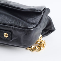 Chanel Rodeo Drive Flap Bag Black Leather