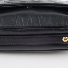 Chanel Rodeo Drive Flap Bag Black Leather