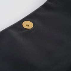 Chanel Rodeo Drive Flap Bag Black Leather