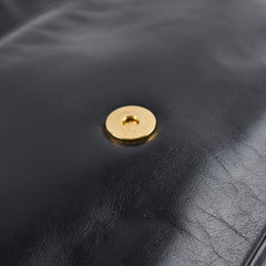 Chanel Rodeo Drive Flap Bag Black Leather
