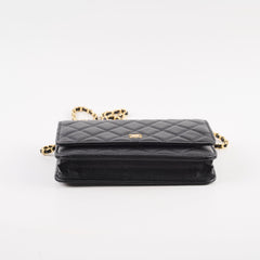 Chanel WOC Black Caviar GHW