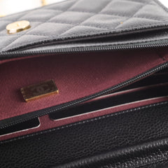 Chanel WOC Black Caviar GHW