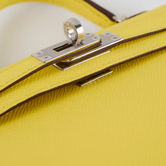 Hermes Mini Kelly PHW Yellow W Stamp