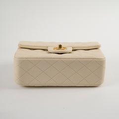 Deal of The Week - Chanel Caviar Mini Rectangular with Top Handle Ivory
