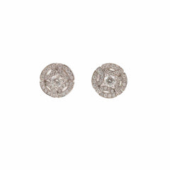 Cartier White Gold Diamonds Earring 0.19 Carat
